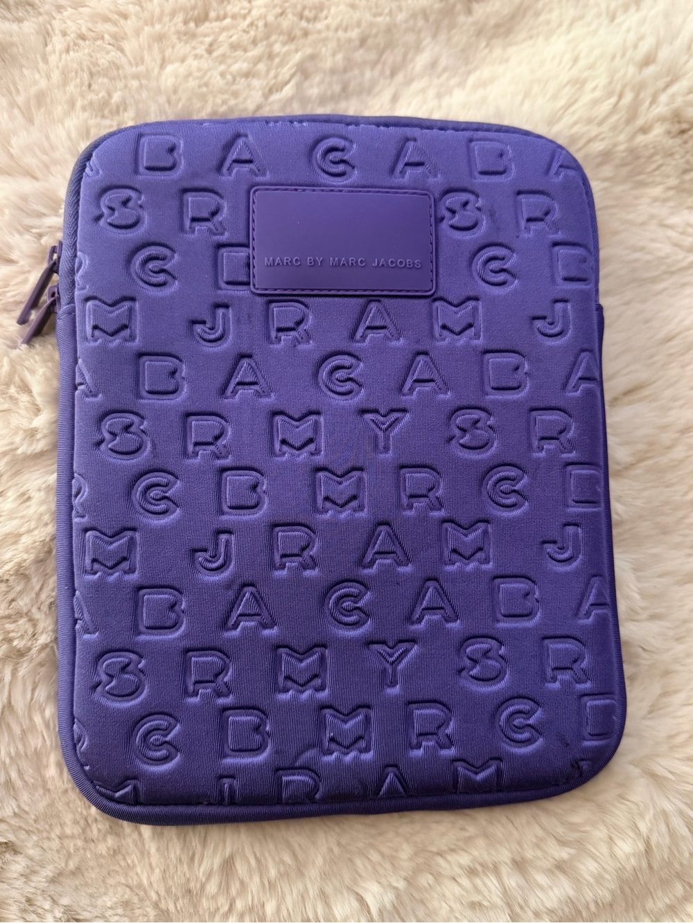Marc by Marc Jacobs Violet Embossed Tablet Sleeve